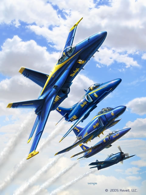 "Blue Angels Heritage" Stu Shepherd S/N Limited Edition Print